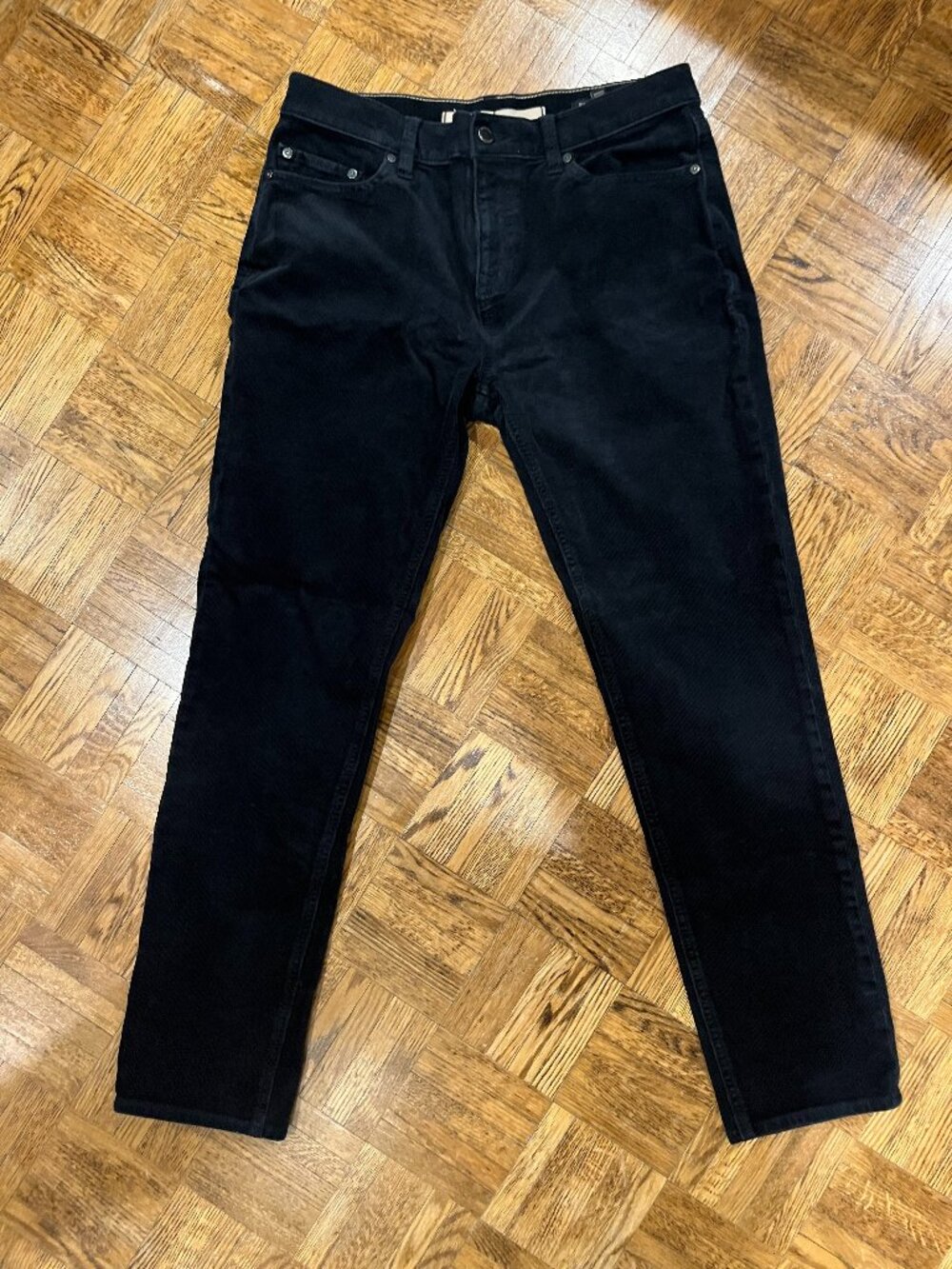 Banana Republic Black Travel 5-pocket Cords, sz 30x30